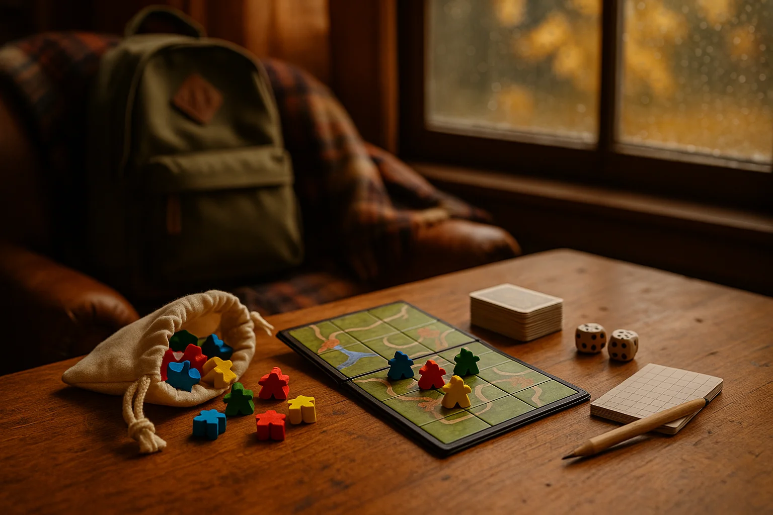 Jeux de société à emporter pour les vacances d’automne