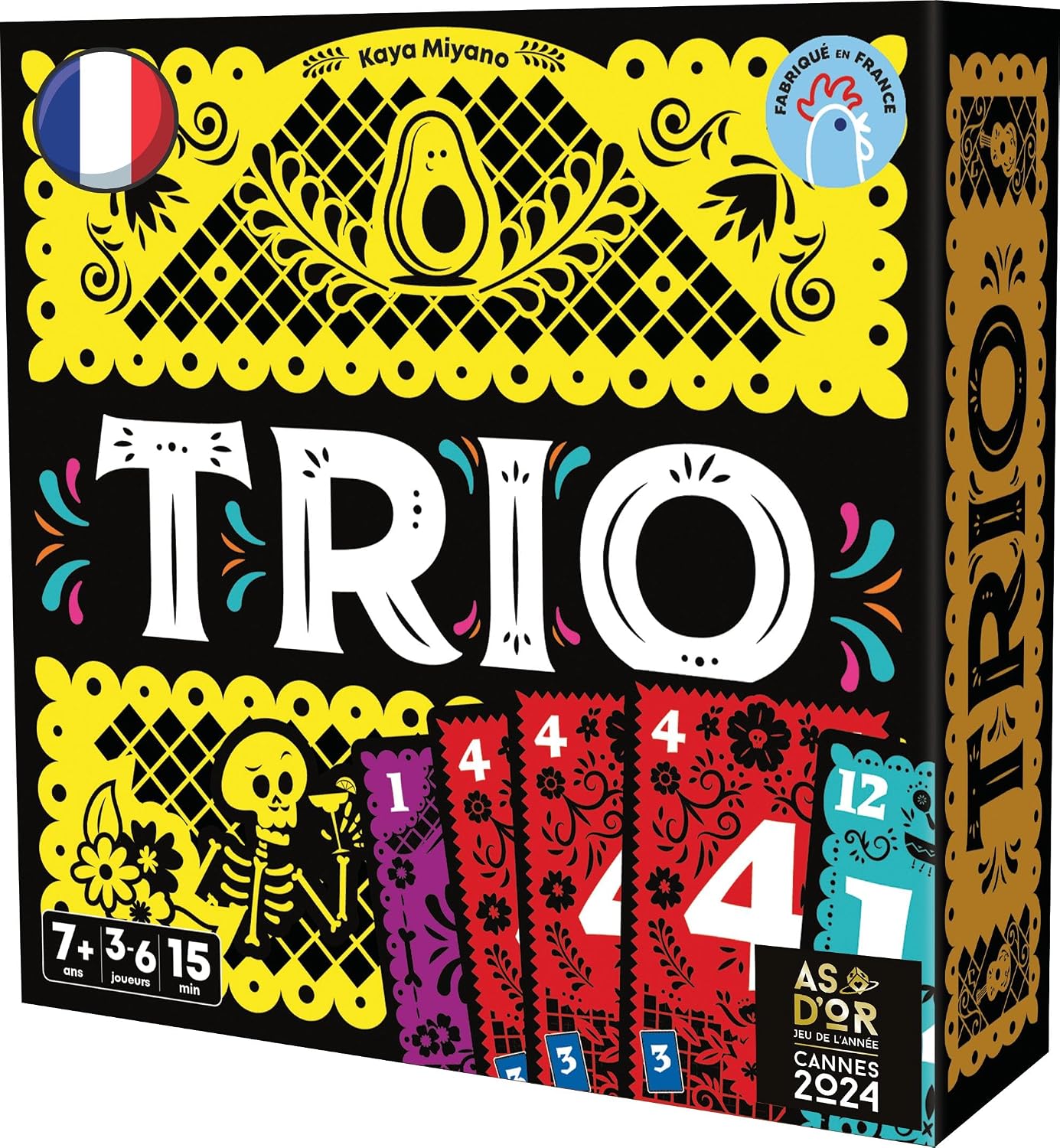 Asmodee - Trio - Jeu de Cartes Made in France - Récompensé As d'or 2024 — photo produit